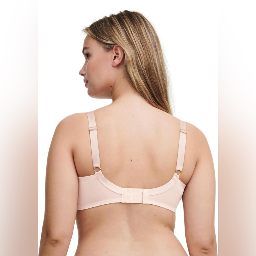 Chantelle Rive Gauche Full Coverage Unlined Bra in Nude Cappuccino.  Size 36DD - Picture 2 of 9